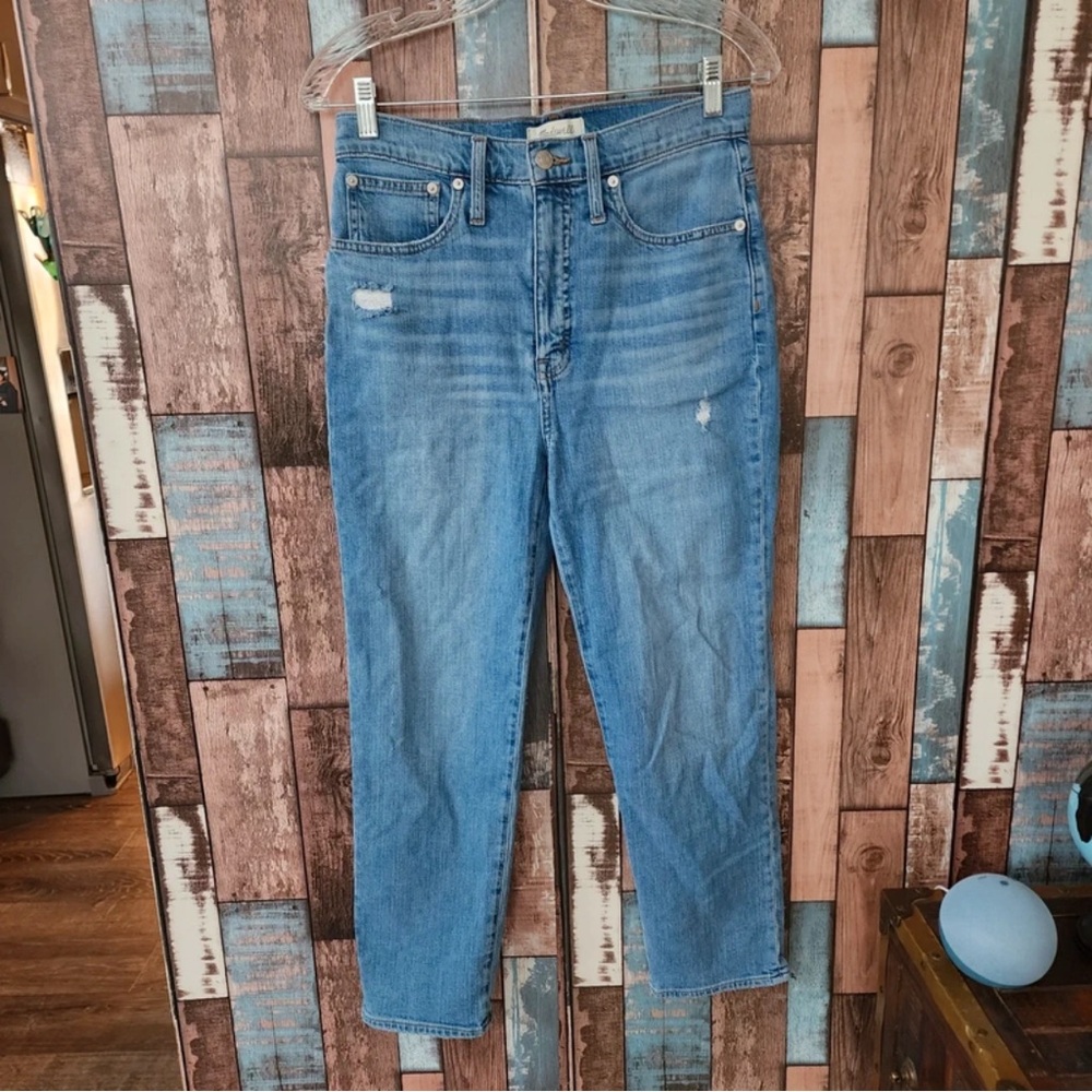 Madewell Women's Straight Leg Jeans - Light Blue